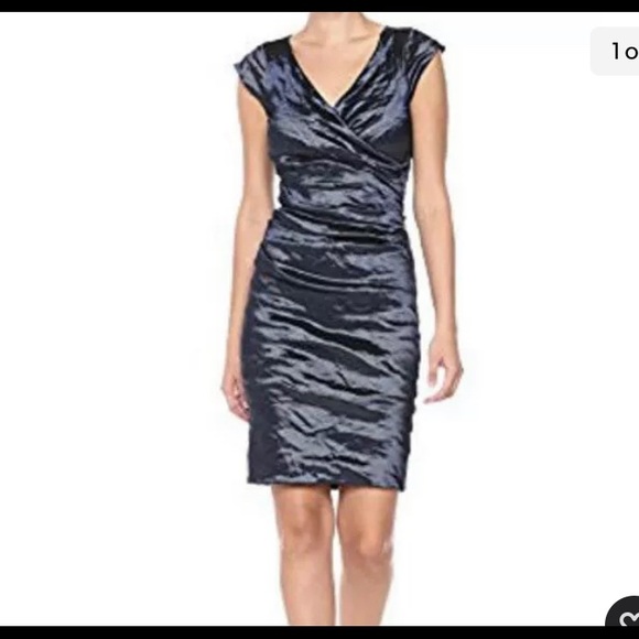 Nicole Miller Dress size 2 Navy - Picture 1 of 4